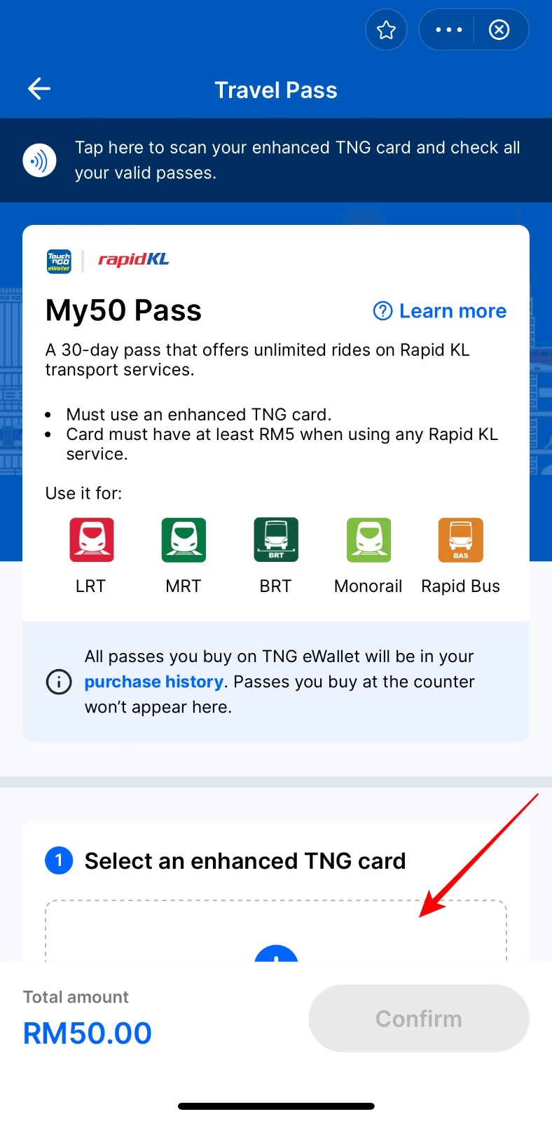 Langkah Mudah Perbaharui My50 Step 4